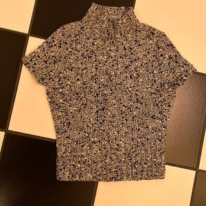 Women' sBlack Fleece by Thom Browne short sleeve sweater